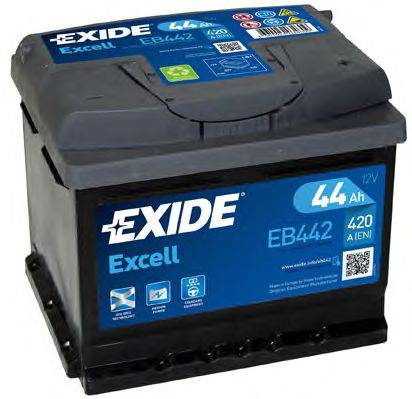 Стартерная аккумуляторная батарея; Стартерная аккумуляторная батарея EB442 EXIDE