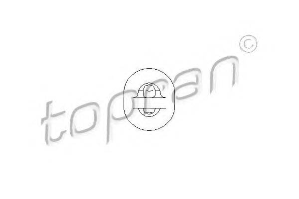 Кронштейн, глушник 104403 TOPRAN