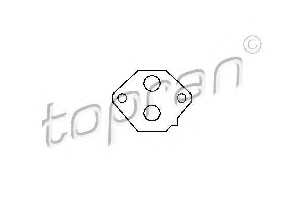 Прокладка, поворотна заслінка - підведення повітря 205637 TOPRAN