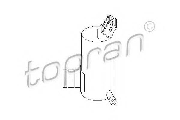 Водяний насос, система очищення вікон 300634 TOPRAN